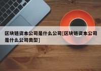 区块链资本公司是什么公司[区块链资本公司是什么公司类型]
